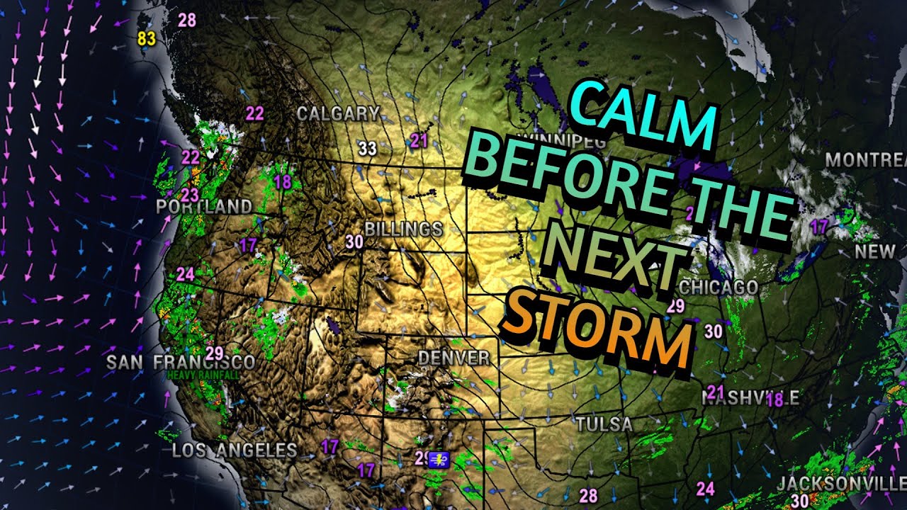 Quiet Start to the Week But Watching Possible Late Week Storm - YouTube