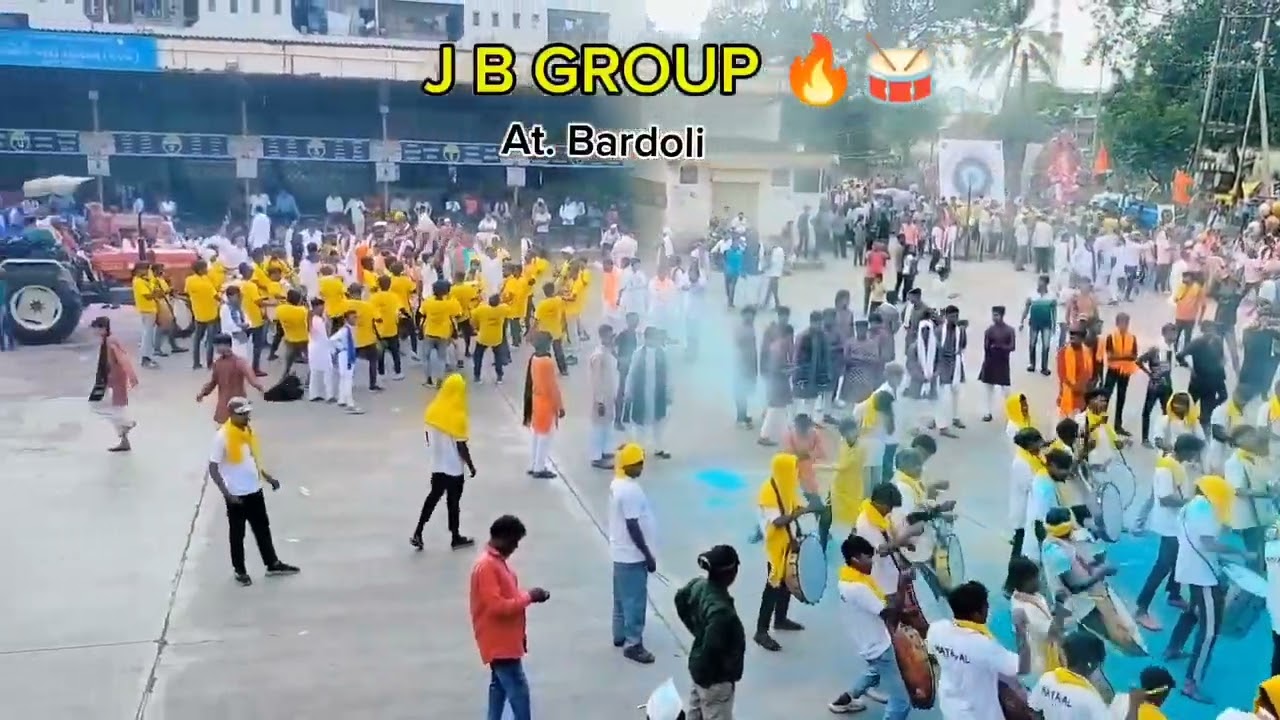 Ganpati Visrajan Bardoli Gujarat Dhol Tasha Vajantri Jay Bajrang Group Mataval Mo 7499835089