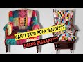 IDE KREASI PERCA JADI COVER SOFA CANTIK AESTETIK TAPI MURAH MERIAH