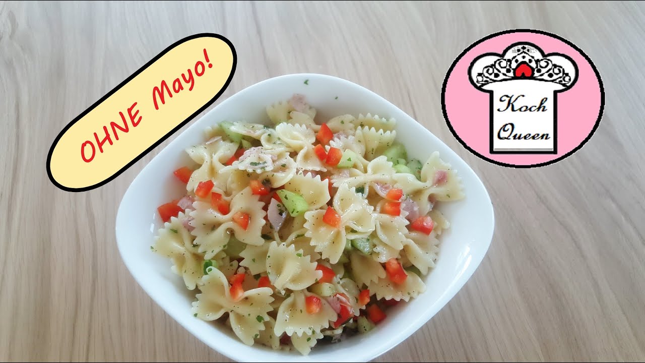 Nudelsalat zum Grillen | OHNE Mayo | Essig-Öl-Dressing | Geheimrezept ...