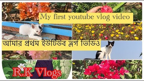 My First vlog video ☘️// আমার প্রথম vlog ভিডিও // সবাই support করবে 🙏🏻