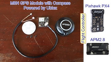 M8N GPS Module with Compass Powered by Ublox