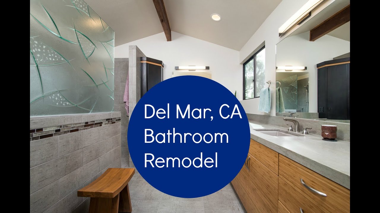 Del Mar, California Bathroom Remodel - YouTube