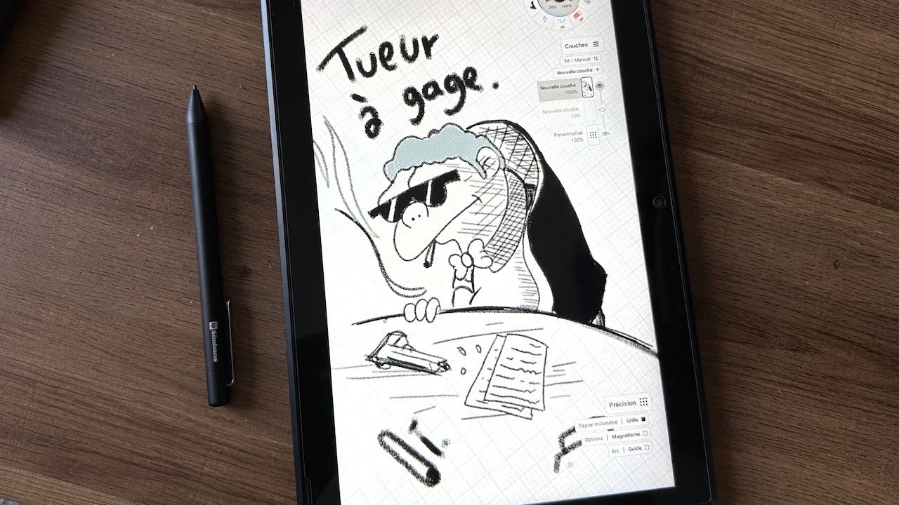 DESSINER UNE PAGE DE GARDE ! TEMPS RÉEL - YouTube