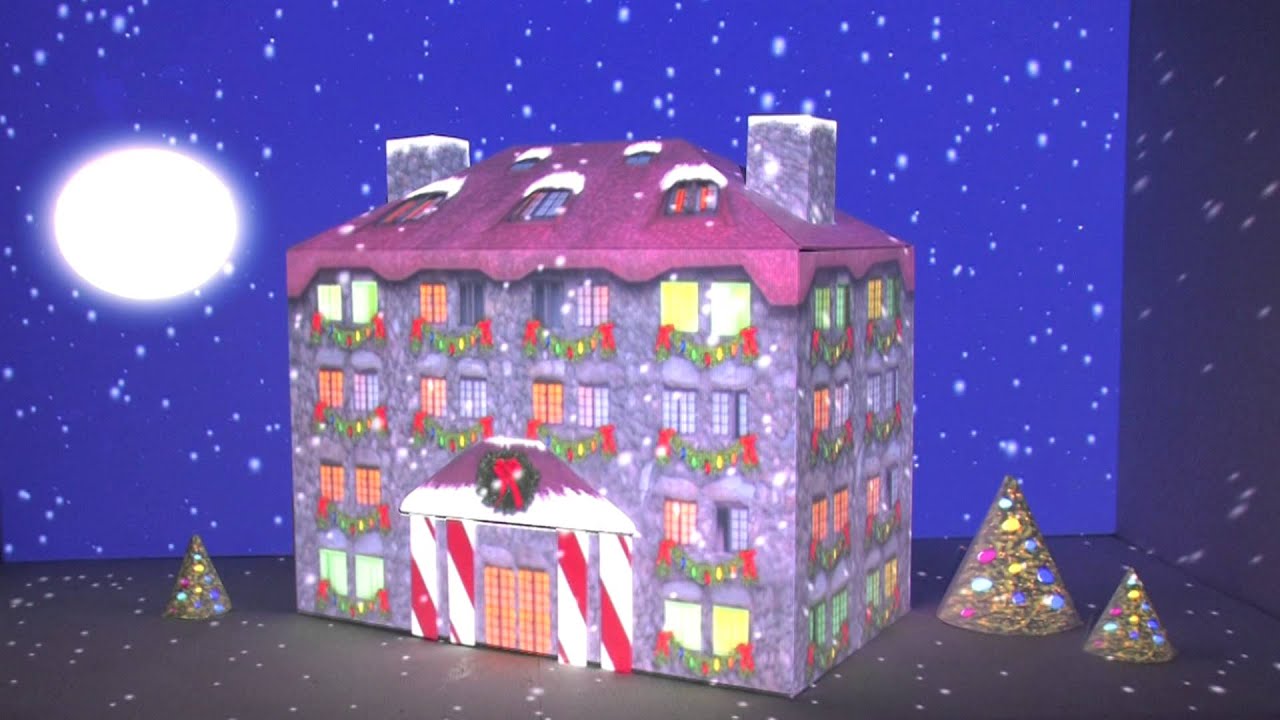 Projection Mapping - Christmas Display - YouTube
