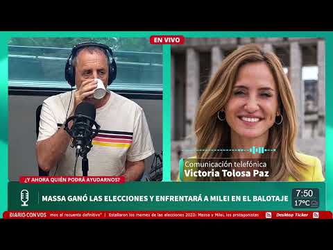 Tolosa Paz: "Massa es el único capaz de convocar a la unidad nacional"