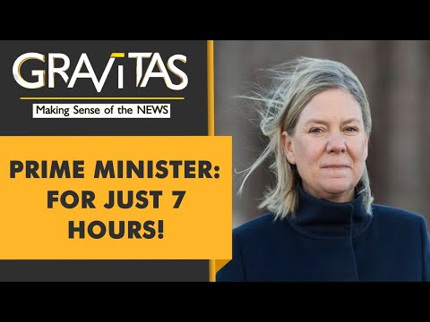 Gravitas: Sweden's first woman Prime Minister quits 7 hours after taking office