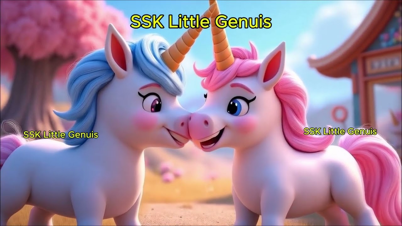 Unicorn Cherry Blossom nursery rhyme for kids # Nursery song on Unicorn Cherry Blossom  # Unicorn