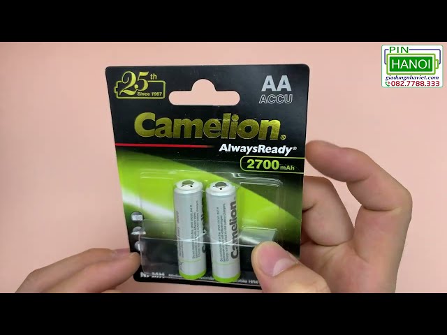 Pin sạc Camelion AA Always Ready 2700mAh 1.2V chính hãng phiên bản kỷ niệm 25 năm