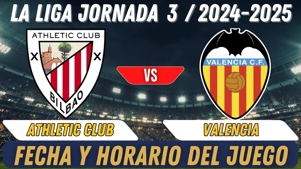 Partido De Liga Hoy: Athletic Club vs Valencia - YouTube