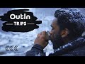 Winter adventure brewing coffee in the snow with outin nano portable espresso machine