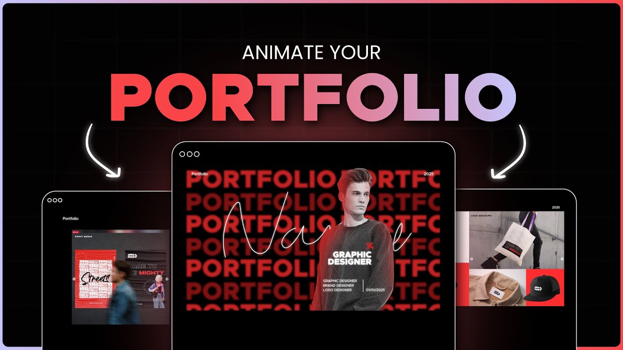 How To Animate Your Portfolio!! (for Beginners)