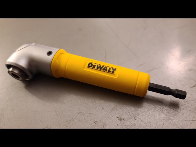 DEWALT Right Angle Drill Adapter Attachment DWARA100 90 Degree Driver Power  Tool