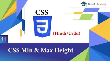 Css Min Height And Max Height Tutorial in Hindi/Urdu
