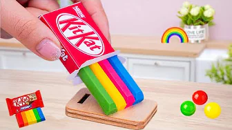 Amazing KITKAT Cake Dessert 🍫🌈 Satisfying Beautiful Mini Rainbow KitKat Cake Decorating Recipes