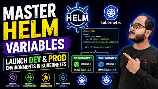Master Helm Variables | Launch Dev & Prod Environments in Kubernetes | Day-5