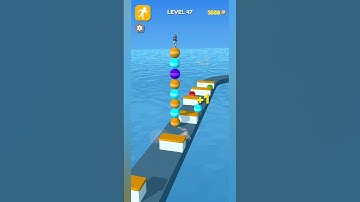 Stack Rider level 47 #gamingwithrabia #shorts #stackrider