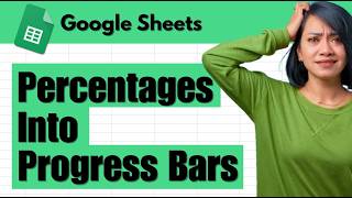 Turn Percentages Into Progress Bars (No Apps Script) in Google Sheets
