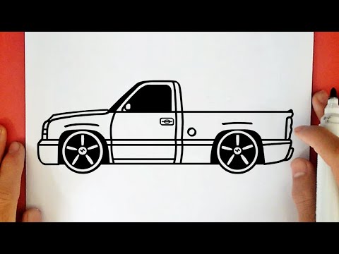 HOW TO DRAW A LOWRIDER TRUCK