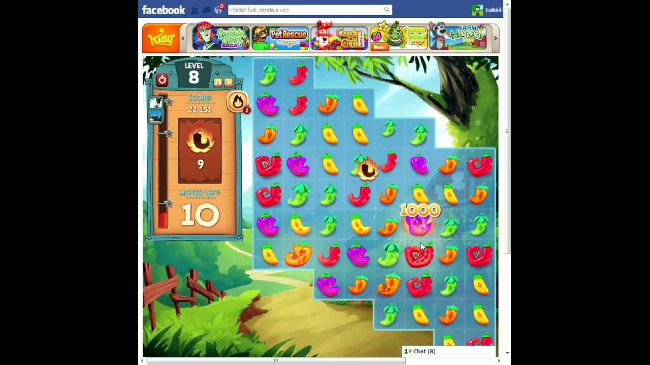 Pepper Panic  Saga level 8 😈