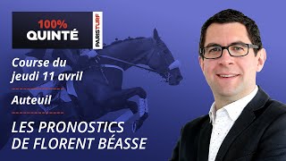 Pronostics Quinté PMU - 100% Quinté du Jeudi 11 avril à Auteuil