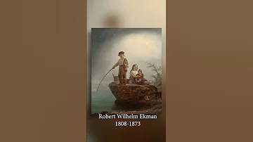 Robert Wilhelm Ekman روبرت فيلهلم إكمان سيد الفن الفنلندي لوحات الرومانسية الوطنية والحياة الشعبية 