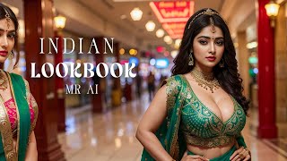 [4K] Ai Art Indian Lookbook Girl Al Art Video - Shopping Mall