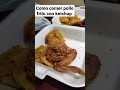 cómo comer pollo frito correctamente? pues asi