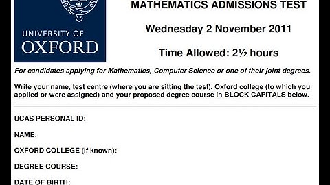 MAT 2011 Question 1 (first 10 multiple choice)