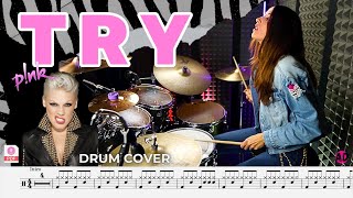 Try - P!nk - Drum Cover (Drum Score)