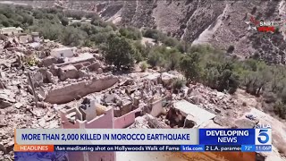 More Than 2,000 People In Morocco After Earthquake