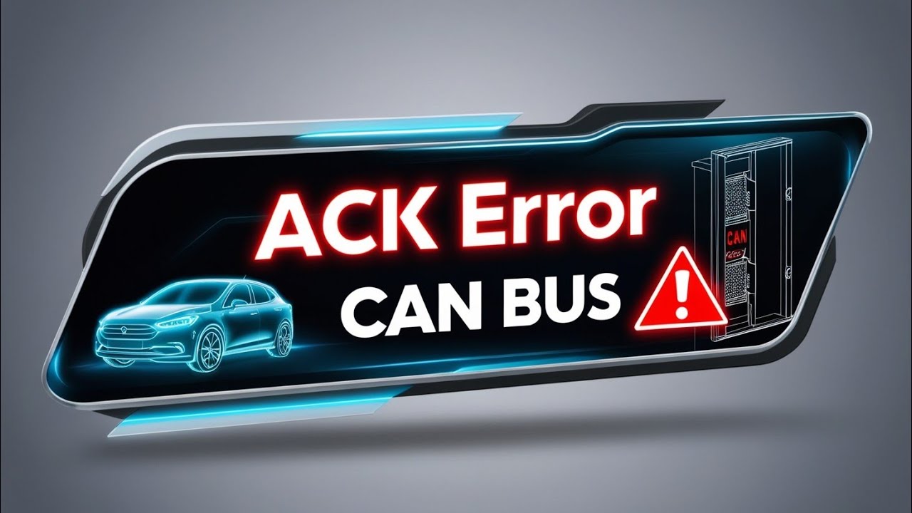 ACK Error | CAN Bus | Acknowledgement Error | CAN Frame Format | ACK Process in CAN 