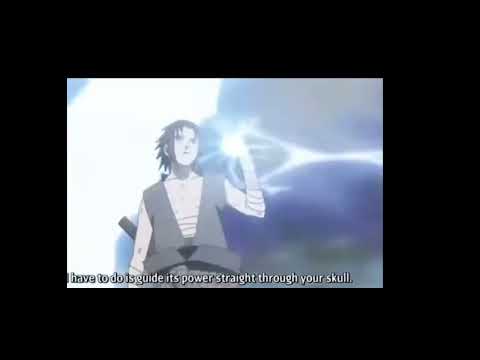 sasuke using KIRIN against ITACHI!