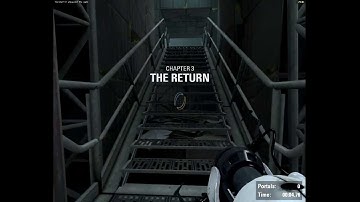 Portal 2 - Ceiling Catapult 3 portals [World Record]