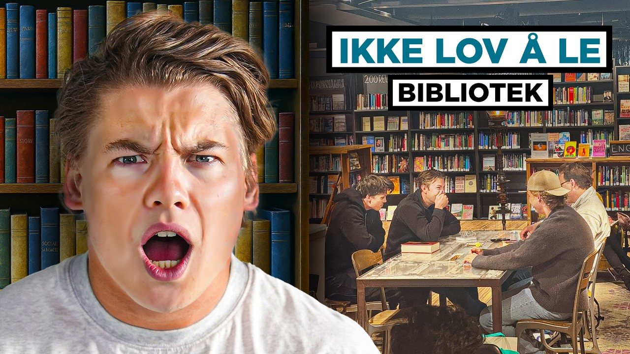 IKKE LOV Å LE PÅ BIBLIOTEK