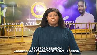 IGTC - CHURCH ADDRESS PROMO -  05/ 11/ 19