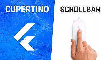 플러터 쿠퍼티노 스크롤바 위젯