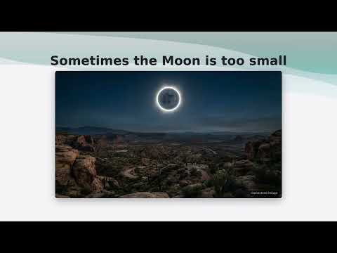 Why Total Solar Eclipses Are Possible