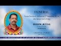 Funeral service  ouseph mt 58  creative studio