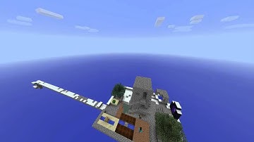Skyblock 2.1 Co-op. First hour timelapse.