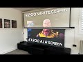 Projector white screen vs alr screen  you need to know this