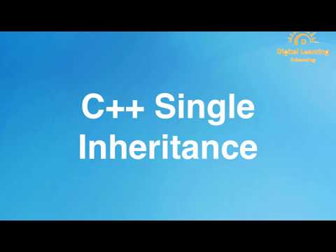 46 C++ Single Inheritance | Online Training Download app from below link