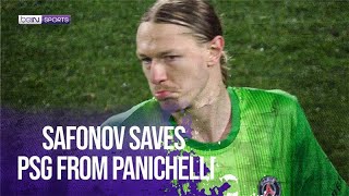 Strasbourg vs PSG: Safonov saves PSG from Panichelli