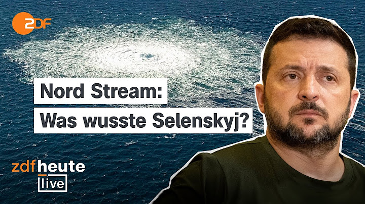 Nord Stream: Journalist über seine Recherche zur Sprengung durch die Ukraine | ZDFheute live