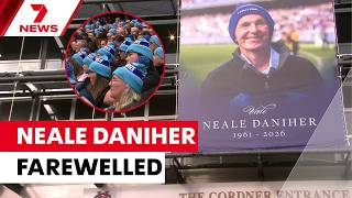 Neale Daniher farewelled in powerful state funeral attended by thousands at MCG | 7NEWS