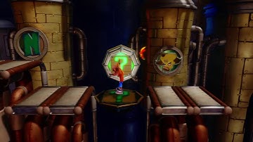 Crash Bandicoot 2: Cortex Strikes Back - Piston It Away - Both gems - 100%