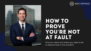 How to prove you're not at fault in a Georgia car accident