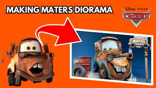 Making Mater's Papier-Mâché Diorama from Disney Pixar's Cars