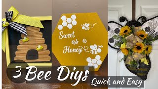 Bee DIYs | Try It Tuesday Collab | Dollar Tree DIYs