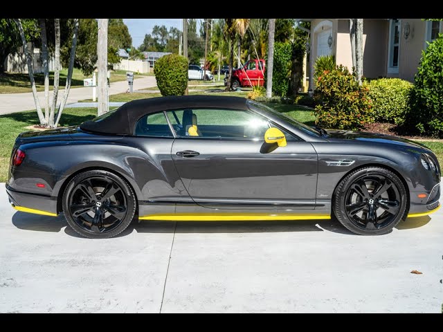 Bentley Continental GT Speed Black Edition Convertible W Walk around  Video